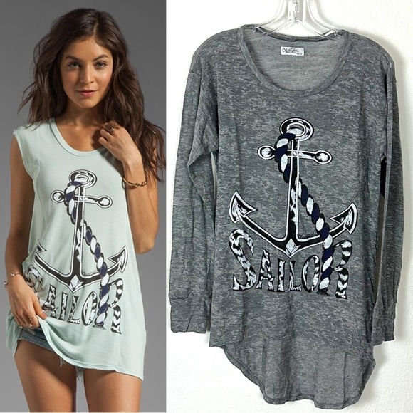 Revolve Lauren Moshi Sailor Serpent Anchor Tee Tuinc Limited Edition Small - Picture 3 of 16
